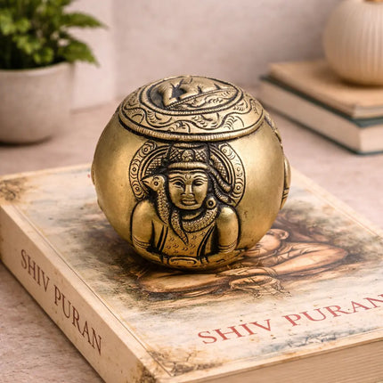 Brass Circular Paper Weight (3 Inch)