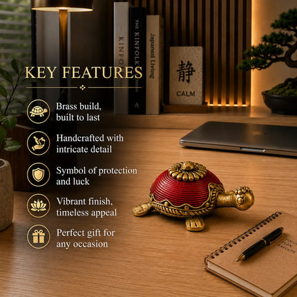 Brass Dhokra Tortoise Vastu/Feng Shui