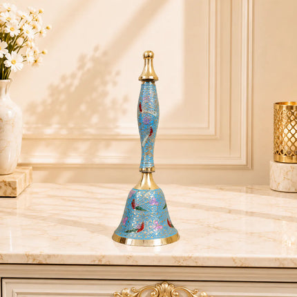 Brass Hand Painted Meenakari Handbell