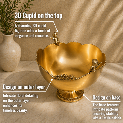 Brass Royal Design Decorative Fruit Bowl
