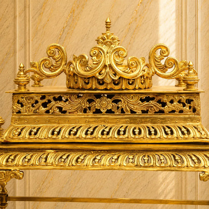Brass Vaikuntham Heritage Simhasan / Temple (39 Inch)