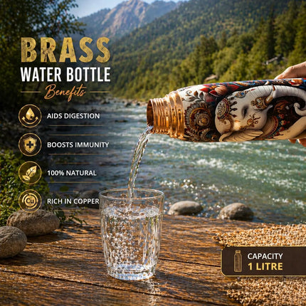 Copper Water Bottle (11.5 Inch)