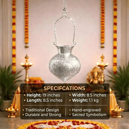German Silver Hanging Jal Dhara
