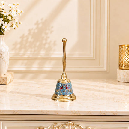 Brass Hand Painted Meenakari Handbell