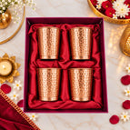 Hammered Glass Hamper