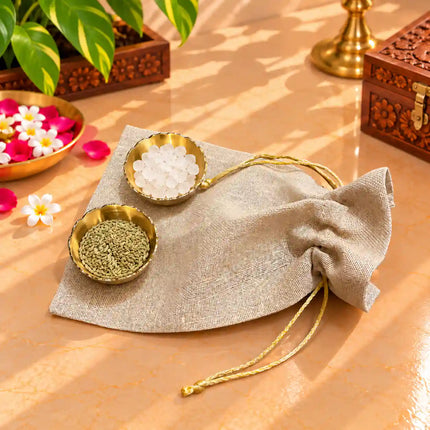 Brass Pooja Potli Gift Hamper: Bulk Corporate Gifting