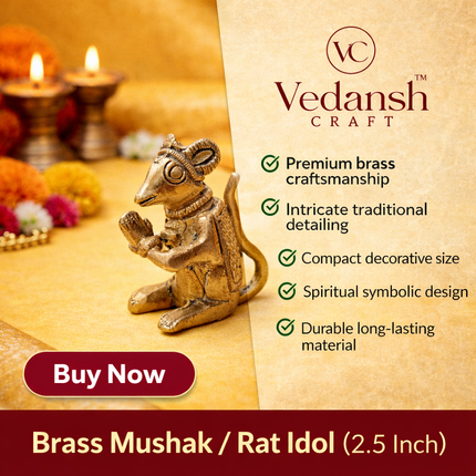 Brass Mushak / Rat Idol (2.5 Inch)