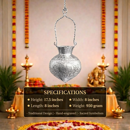 German Silver Hanging Jal Dhara