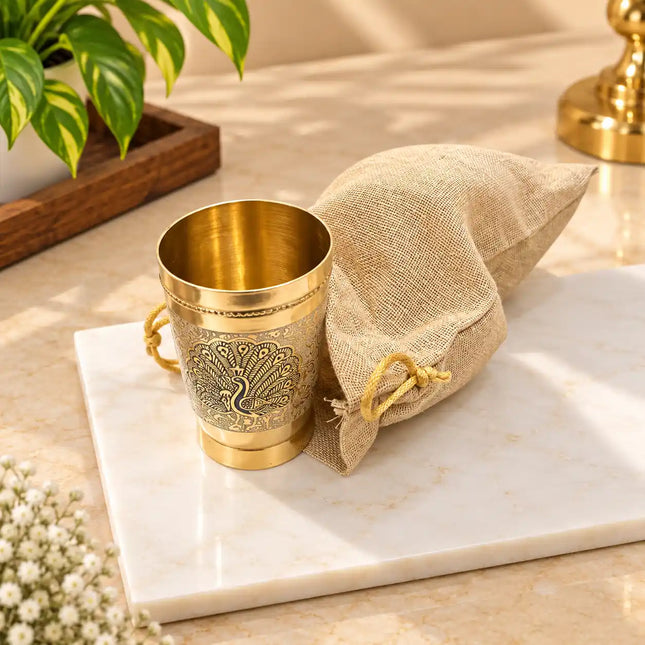 Brass Pooja Potli Gift Hamper: Bulk Corporate Gifting