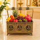 Brass Ashtalakshmi Basket With Handle And Leg