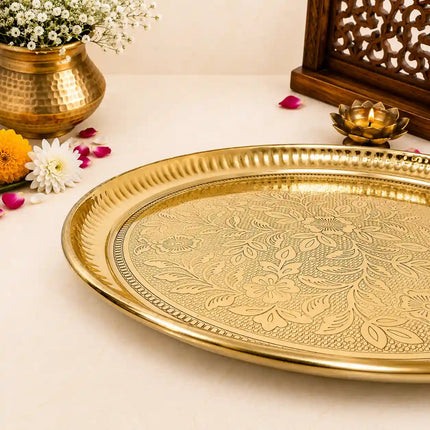Elegance Handcrafted Pooja Thali