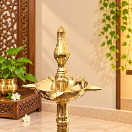 Brass Divine Samai Lamp Pair (25 Inch)