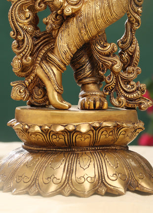 Brass Lord krishna Statue (26.5 Inch)