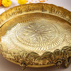 3.5 INCHES (12*12*3.5); DIAMETER - 10 INCHES; WEIGHT - 1.2 KG