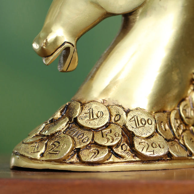 Brass Horse Head (7 Inch)
