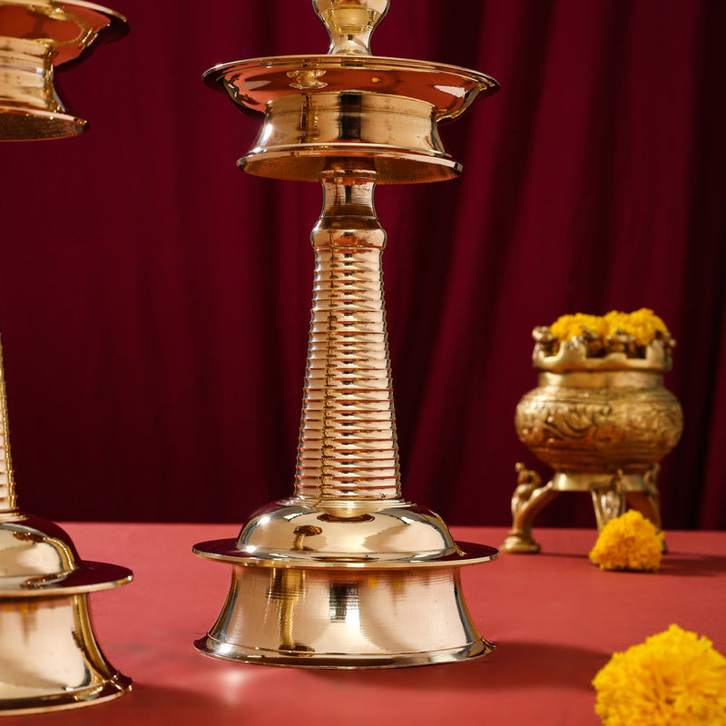Brass Traditional Samai/Diya Pair