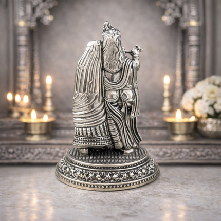 Brass Lightweight Standing Radha Krishna Idol