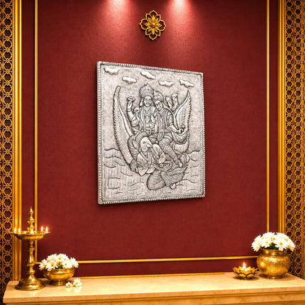 Garuda Silver Plated Copper Wall Hanging