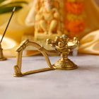 Brass Agardan / Incense Holder with Handle (2.8 Inch)