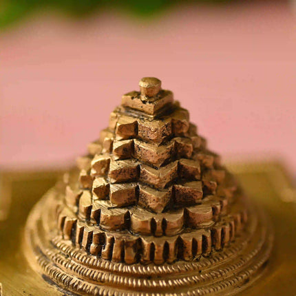 Brass Superfine Maha Meru Shree Yantra (2 Inch)