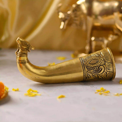 Brass Nandi Gangajali (8 Inch)