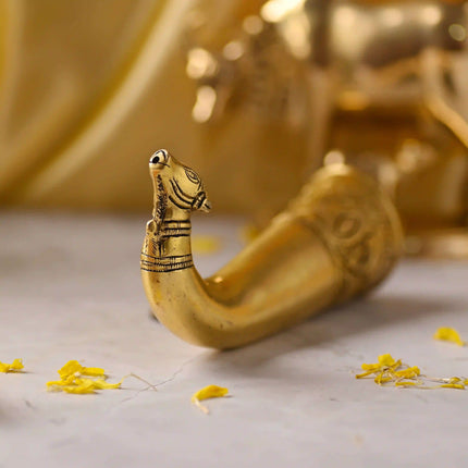 Brass Nandi Gangajali (8 Inch)