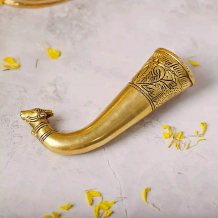 Brass Nandi Gangajali (8 Inch)
