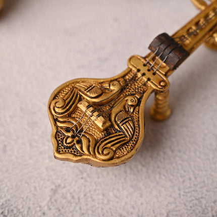 Brass Decorative Musical Instrument Set of 3 – Traditional Handcrafted Art