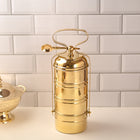 Brass 4-Tier Lunch Box/Tiffin Box (15.5 Inch)