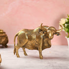 Brass Standing Bull Figurine (7 Inch)