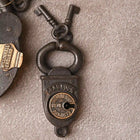 Iron Door Lock With Two Keys