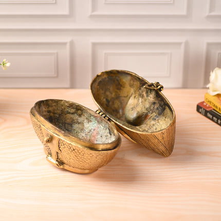 Brass Duck or Swan Shaped Jewellery Box (6 Inch)