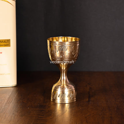 Brass Jigger (Alcohol Measuring Cup) 30/60Ml (4 Inch)