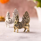 Brass Kamdhenu Cow Idol – Sacred Symbol of Abundance & Prosperity (3 Inch)