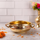 Brass Traditional Hammered Urli/Floater – Premium Handcrafted Decor (3.5 Inch)