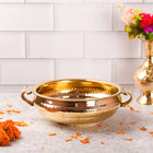 Brass Traditional Hammered Urli/Floater – Premium Handcrafted Decor (3.5 Inch)