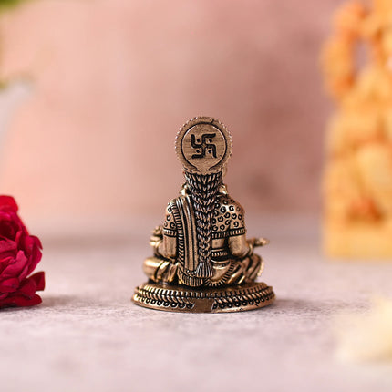 Brass Superfine Sitting Annapurna Devi Idol (2.5 Inch)