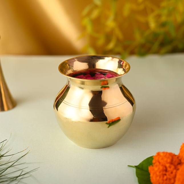 Brass Pooja Kalash (3.2 Inch)