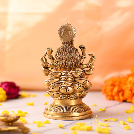 Brass Sitting Varahi Devi Idol (6 inch)