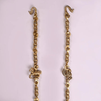 Brass Jhula Chain Set (84 Inch)