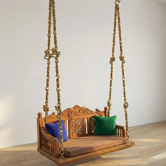 Brass Jhula Chain Set (84 Inch)