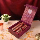 Copper Premium Lemon Hammered Bottle with Glass Set Gift Box/Hamper
