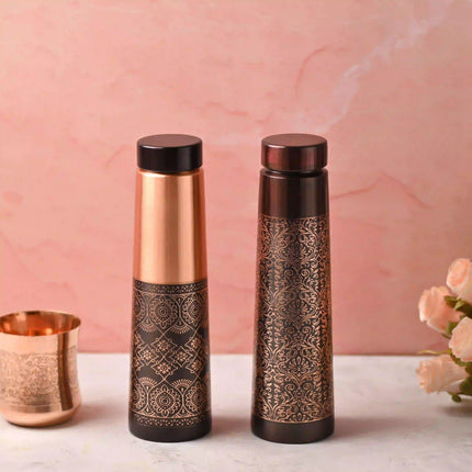 Copper Premium Pen Sparkle Bottle (10.5 Inch)