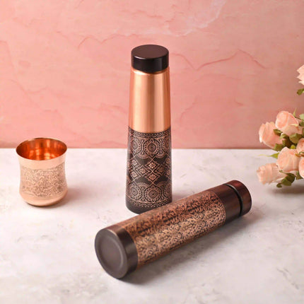 Copper Premium Pen Sparkle Bottle (10.5 Inch)