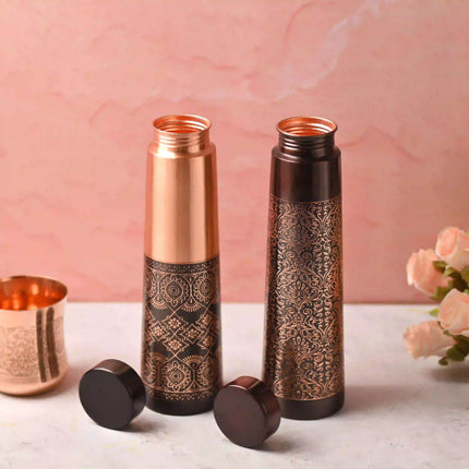 Copper Premium Pen Sparkle Bottle (10.5 Inch)