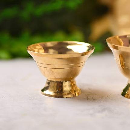Brass Serving Bowl Pair