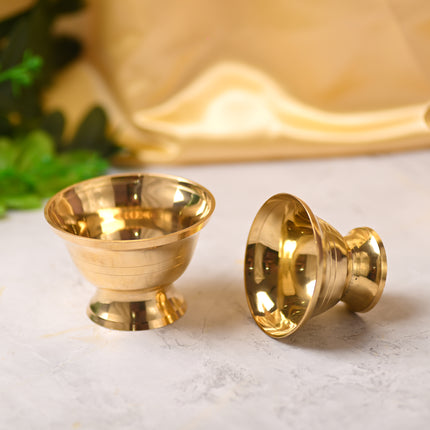 Brass Serving Bowl Pair