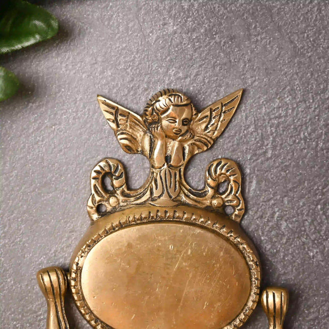 Brass Angel Door Knocker (7 Inch)