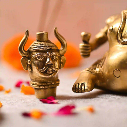 Brass Vikakku Kiran Oil Lamp (5.8 Inch)