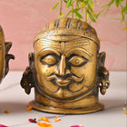 Brass Shiva Head Idol – Premium Traditional Decor